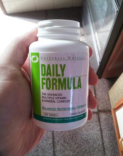 витамины daily formula 